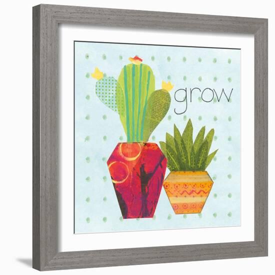 Southwest Cactus II-Courtney Prahl-Framed Art Print