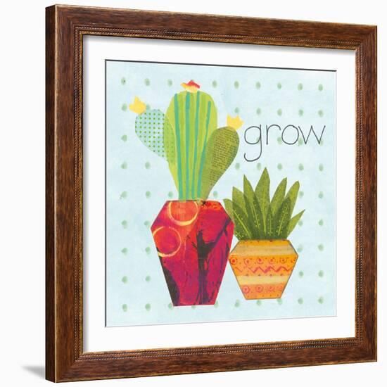 Southwest Cactus II-Courtney Prahl-Framed Art Print