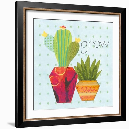 Southwest Cactus II-Courtney Prahl-Framed Art Print