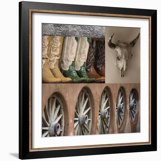 Southwest Collage I-Kathy Mahan-Framed Photographic Print