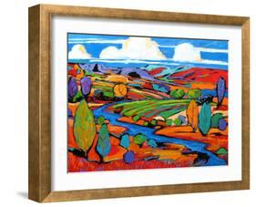 Southwest Fauve Landscape-Patty Baker-Framed Art Print