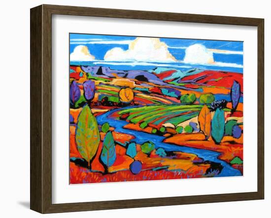 Southwest Fauve Landscape-Patty Baker-Framed Art Print