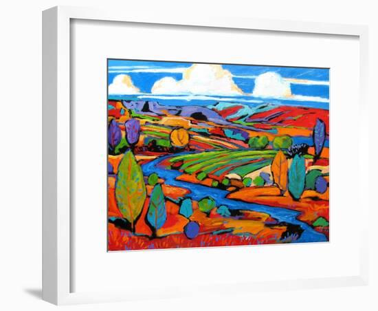 Southwest Fauve Landscape-Patty Baker-Framed Art Print