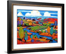Southwest Fauve Landscape-Patty Baker-Framed Art Print