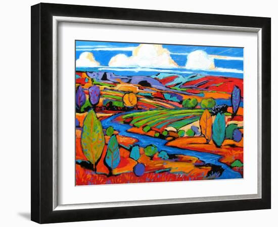 Southwest Fauve Landscape-Patty Baker-Framed Art Print