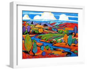 Southwest Fauve Landscape-Patty Baker-Framed Art Print