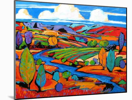 Southwest Fauve Landscape-Patty Baker-Mounted Art Print