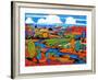 Southwest Fauve Landscape-Patty Baker-Framed Art Print