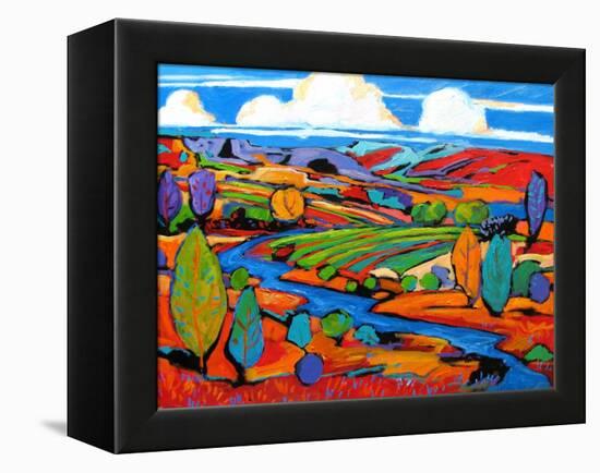 Southwest Fauve Landscape-Patty Baker-Framed Stretched Canvas