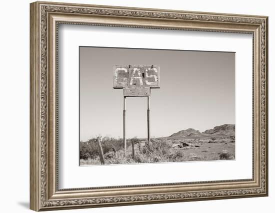 Southwest Gas Station-Nathan Larson-Framed Photographic Print