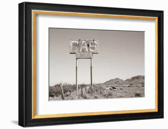 Southwest Gas Station-Nathan Larson-Framed Photographic Print