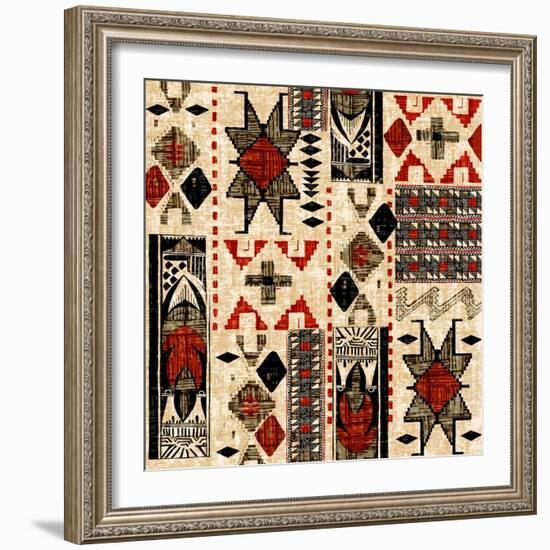 Southwest Textile I-Nicholas Biscardi-Framed Premium Giclee Print