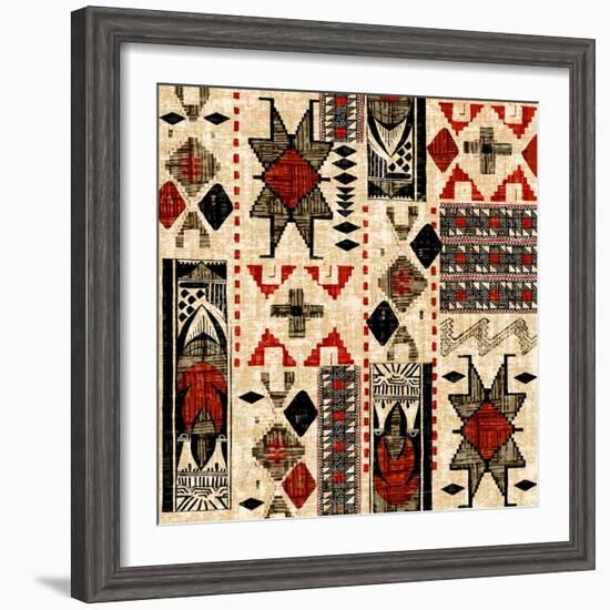 Southwest Textile I-Nicholas Biscardi-Framed Premium Giclee Print