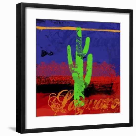 Southwest Waves II-Parker Greenfield-Framed Premium Giclee Print