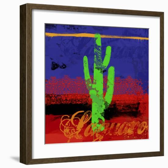 Southwest Waves II-Parker Greenfield-Framed Premium Giclee Print