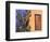 Southwestern Cactus and Window, Tucson, Arizona, USA-Tom Haseltine-Framed Photographic Print