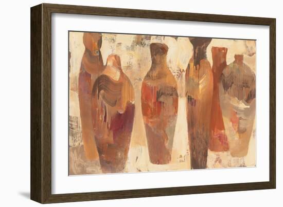 Southwestern Vessels-Albena Hristova-Framed Art Print