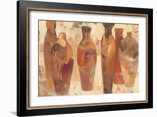 Southwestern Vessels-Albena Hristova-Framed Art Print