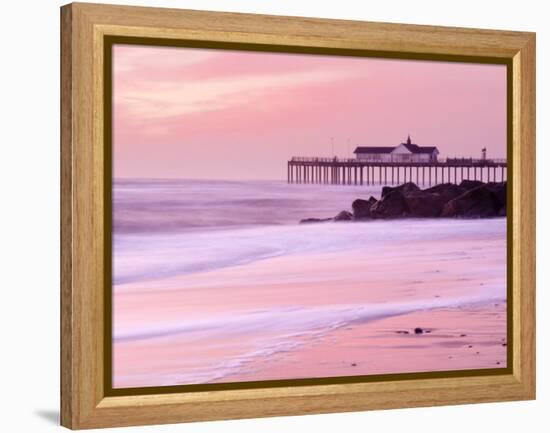 Southwold Pier at Dawn, Suffolk, UK-Nadia Isakova-Framed Premier Image Canvas