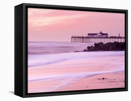 Southwold Pier at Dawn, Suffolk, UK-Nadia Isakova-Framed Premier Image Canvas