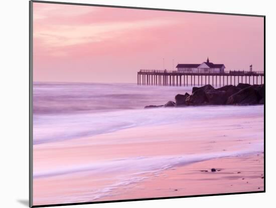 Southwold Pier at Dawn, Suffolk, UK-Nadia Isakova-Mounted Photographic Print