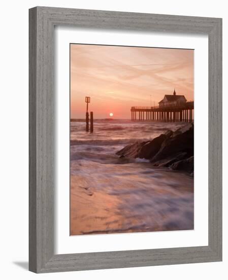 Southwold Pier at Dawn, Suffolk, UK-Nadia Isakova-Framed Photographic Print