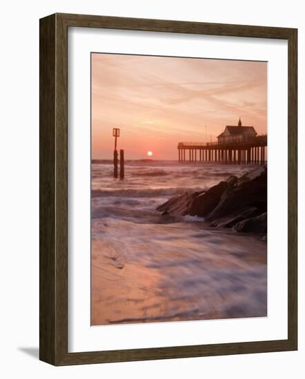 Southwold Pier at Dawn, Suffolk, UK-Nadia Isakova-Framed Photographic Print