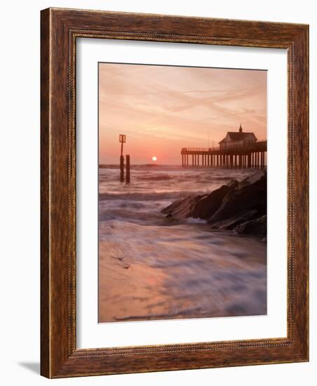 Southwold Pier at Dawn, Suffolk, UK-Nadia Isakova-Framed Photographic Print