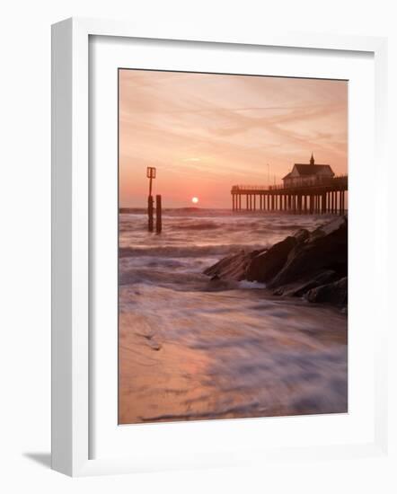 Southwold Pier at Dawn, Suffolk, UK-Nadia Isakova-Framed Photographic Print