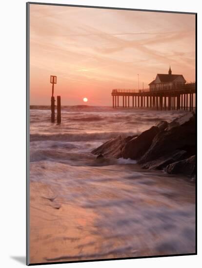 Southwold Pier at Dawn, Suffolk, UK-Nadia Isakova-Mounted Photographic Print