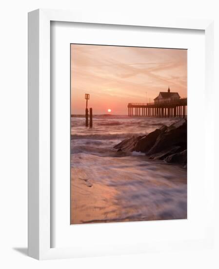 Southwold Pier at Dawn, Suffolk, UK-Nadia Isakova-Framed Photographic Print