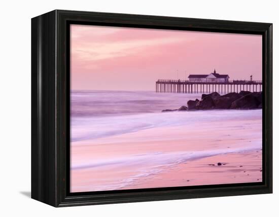 Southwold Pier at Dawn, Suffolk, UK-Nadia Isakova-Framed Premier Image Canvas