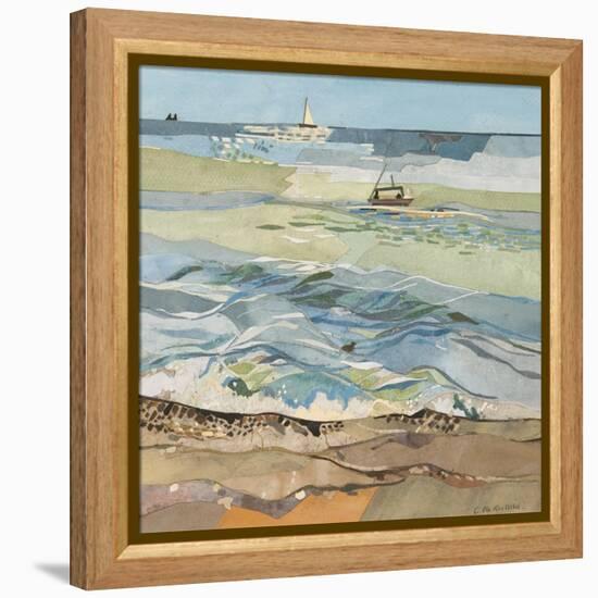 Southwold Sea View-Christine McKechnie-Framed Premier Image Canvas