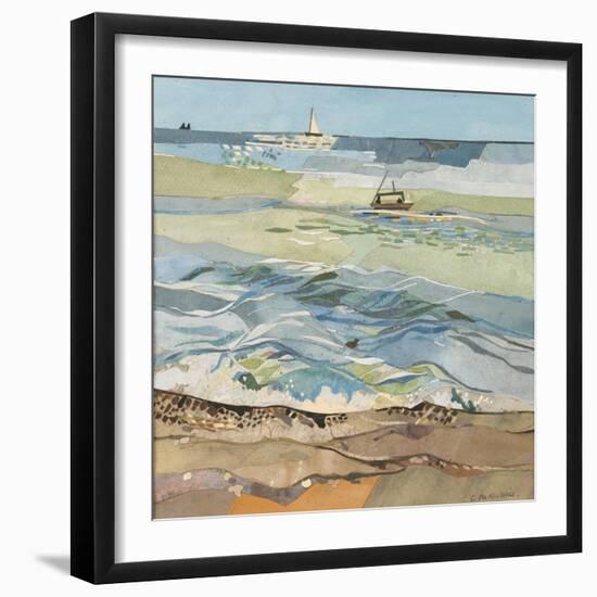 Southwold Sea View-Christine McKechnie-Framed Giclee Print