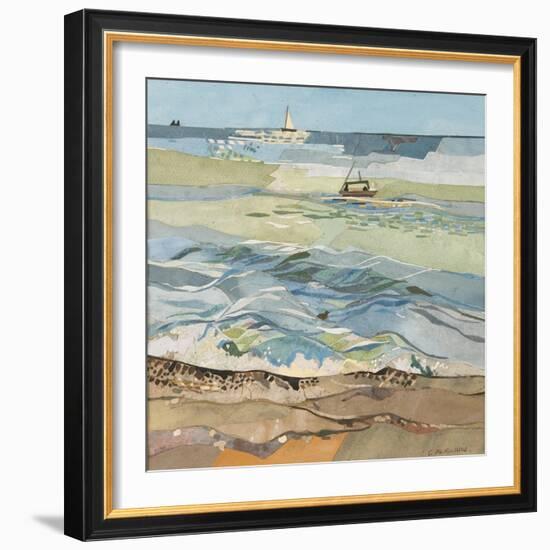 Southwold Sea View-Christine McKechnie-Framed Giclee Print