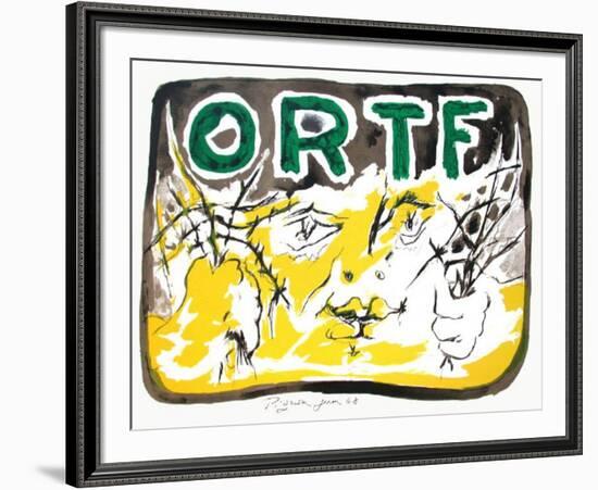 Soutien à l'ORTF-Edouard Pignon-Framed Premium Edition