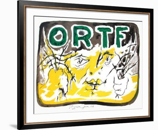 Soutien à l'ORTF-Edouard Pignon-Framed Premium Edition