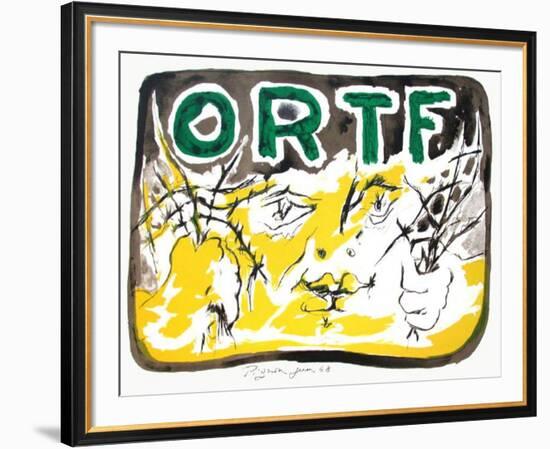 Soutien à l'ORTF-Edouard Pignon-Framed Premium Edition