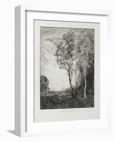 Souvenir D'Italie, 1863-Jean-Baptiste-Camille Corot-Framed Giclee Print