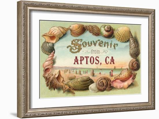 Souvenir from Aptos, California-null-Framed Art Print