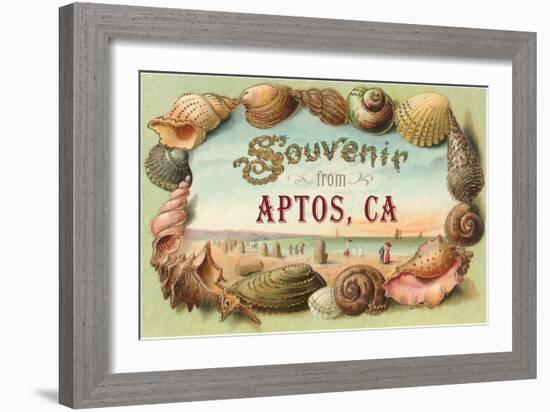 Souvenir from Aptos, California-null-Framed Art Print