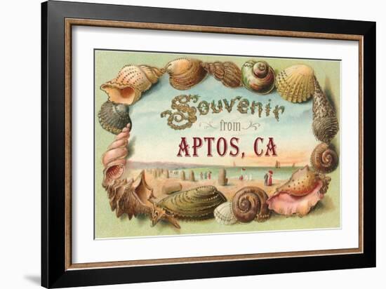 Souvenir from Aptos, California-null-Framed Art Print