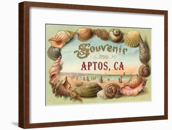 Souvenir from Aptos, California-null-Framed Art Print