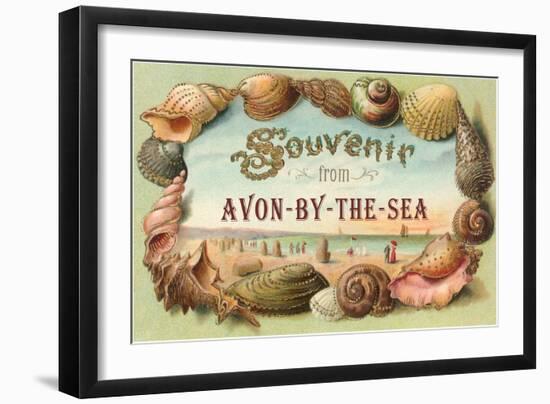 Souvenir from Avon-by-the-Sea, New Jersey-null-Framed Art Print