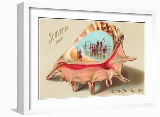 Souvenir from Avon-by-the-Sea, New Jersey-null-Framed Art Print