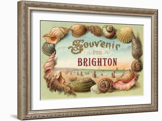 Souvenir from Brighton, England-null-Framed Art Print