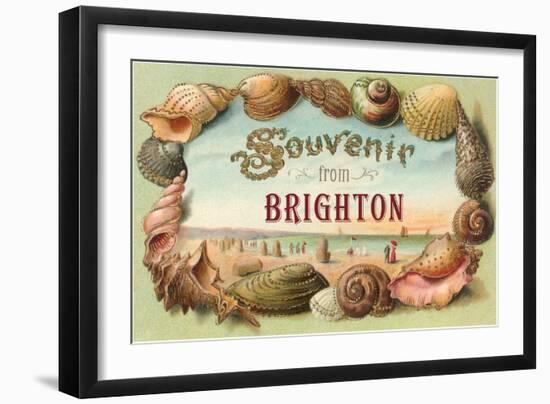 Souvenir from Brighton, England-null-Framed Art Print