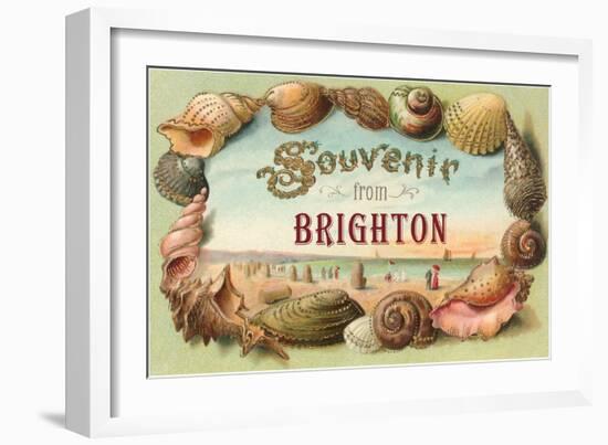 Souvenir from Brighton, England-null-Framed Art Print