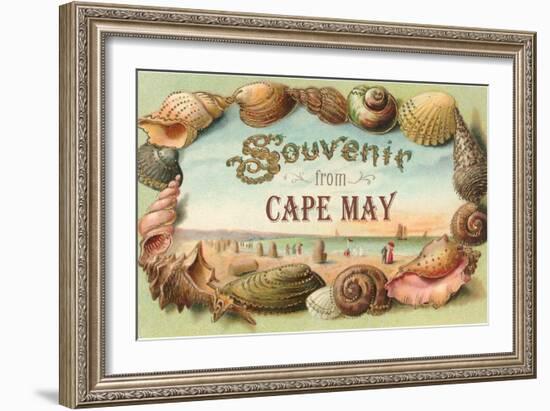 Souvenir from Cape May, New Jersey-null-Framed Art Print