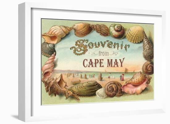 Souvenir from Cape May, New Jersey-null-Framed Art Print